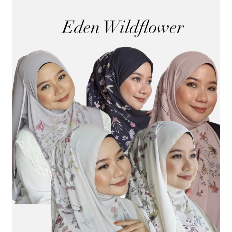[SG SELLER ??] COVERSCLOSET | Eden Shawls Korean Chiffon Crepe | Garden Shawls Georgette Chiffon