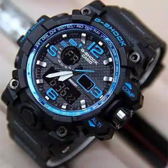 DWG-1000 /C3/C4 Mens Sport Rubber Digital Dual Time Watch Jam Tangan Lelaki