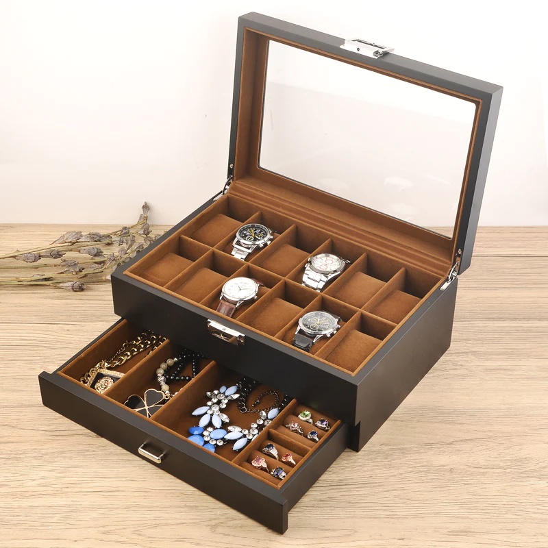 [ STARZ ]  50 Assorted Watch Jewelry Storage Display Organizer Boxes / Sunglass Storage / Watch Travel Pouch / Wooden