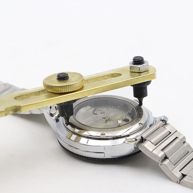 Adjustable Watch Screw Back Case Cover Opener Battery Replacement Tool Wrench