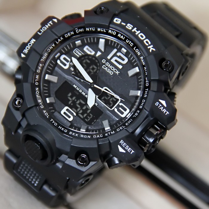 DWG-1000 /C3/C4 Mens Sport Rubber Digital Dual Time Watch Jam Tangan Lelaki
