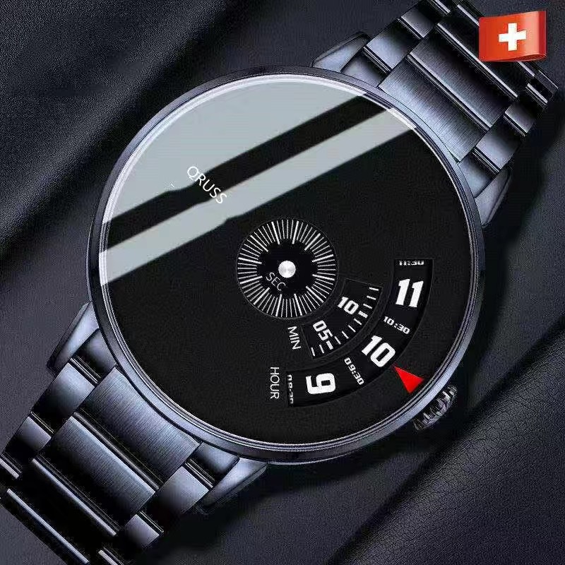 Simple Style Waterproof Watch Men Quartz Analog Stainless Steel Strap Business Fashion Mens Watches
