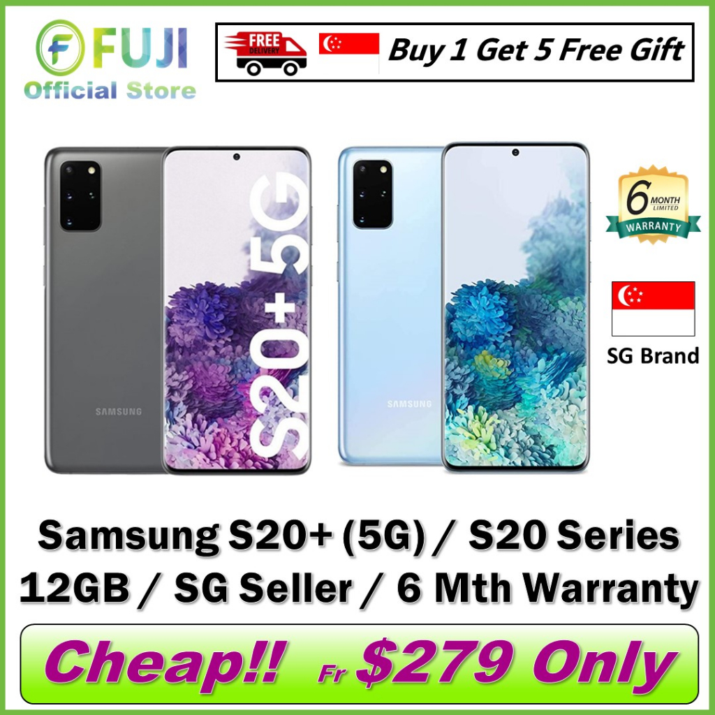 Samsung S20 Plus 5G / S20 / S20 FE / S20 Ultra / S10 Series / SG Seller / 6 Month Warranty / Refurbished