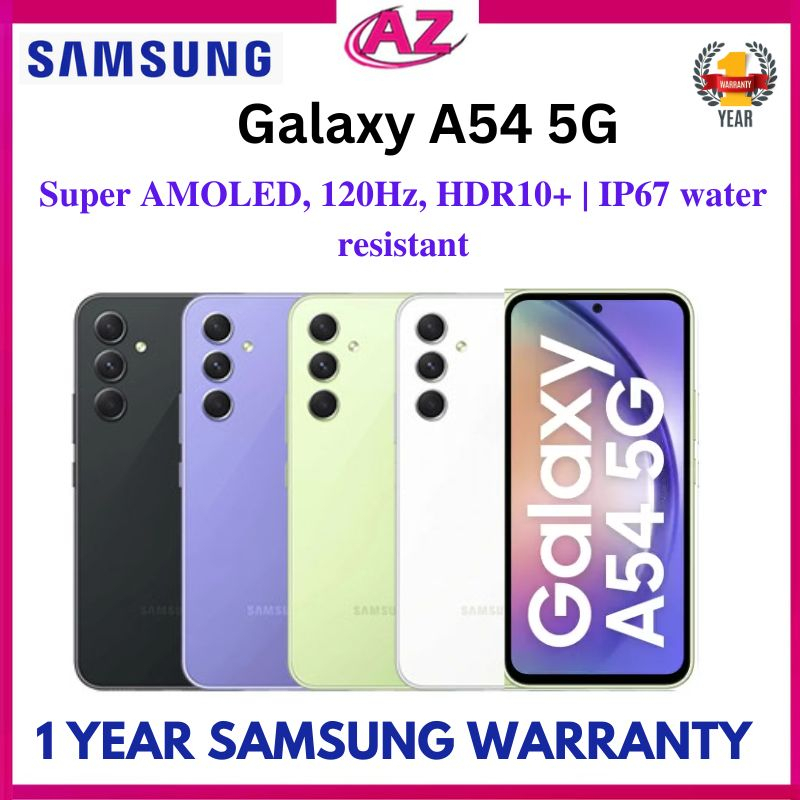 Samsung Galaxy A54 5G | 8GB 256GB | 8GB 128GB | Sealed in Box | Local Set 1 Year Samsung Warranty | 2023 Model