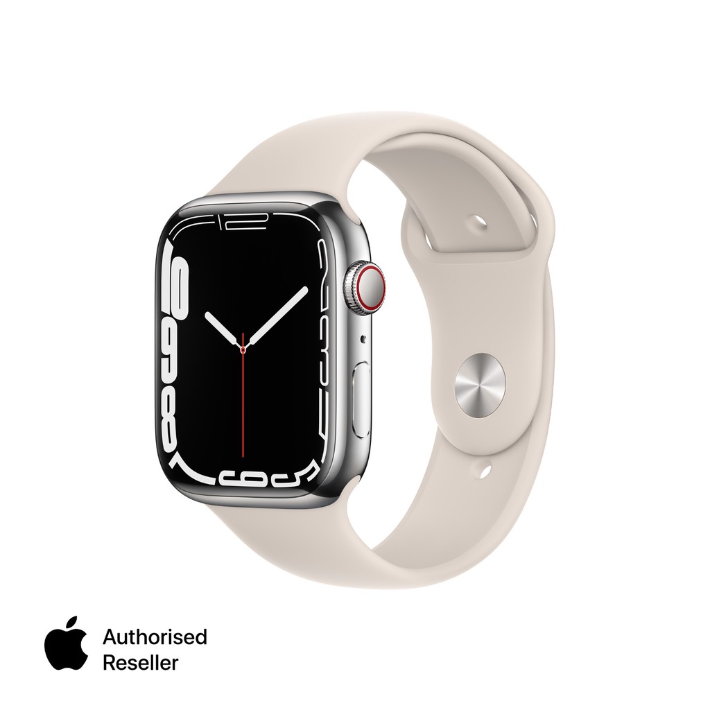 Apple Watch Series 7 GPS + Cellular with Stainless Steel Case