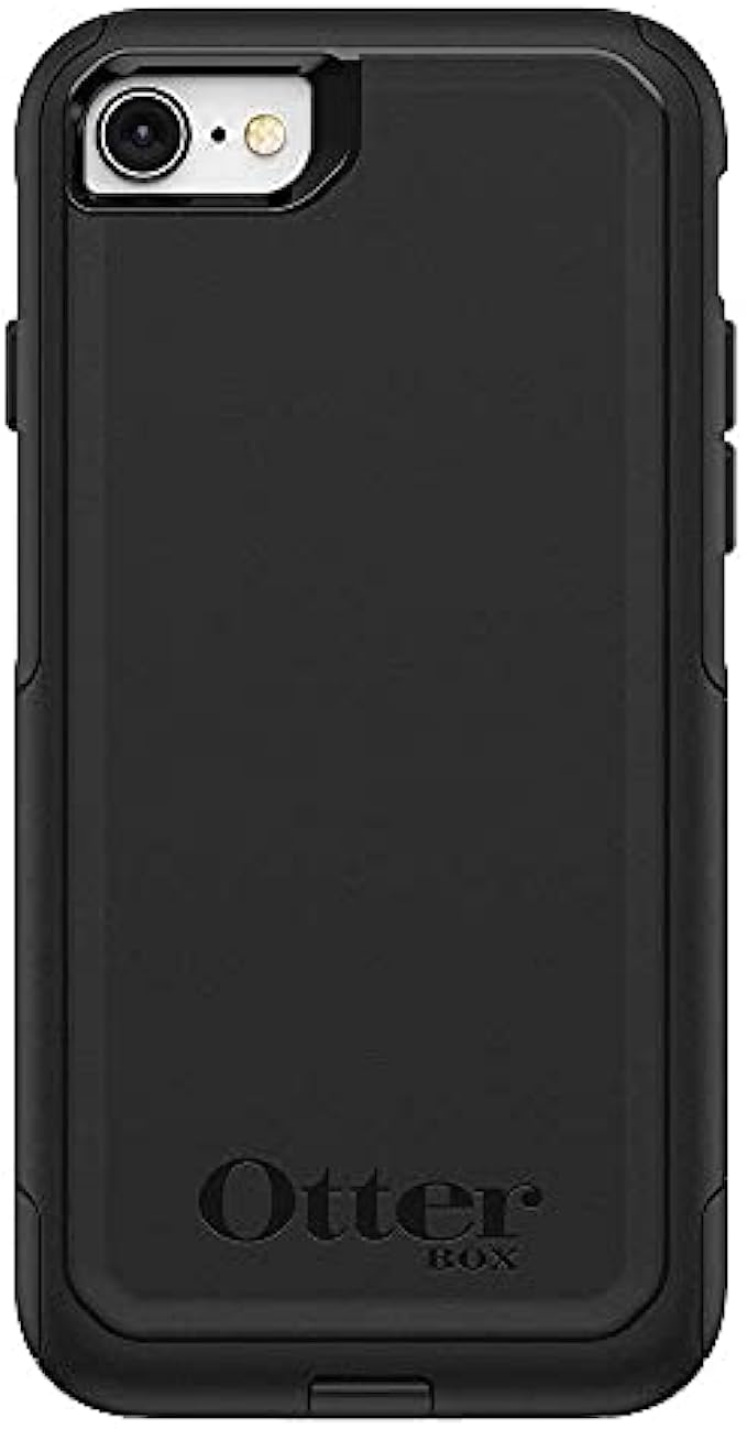 OtterBox COMMUTER SERIES Case for iPhone SE 3rd and 2nd gen and iPhone 8/7 - Frustration Free Packaging - BLACK