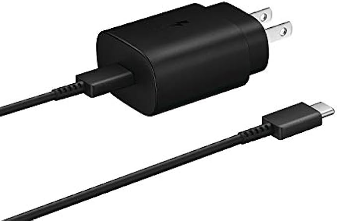 SAMSUNG 25W USB-C Super Fast Charging Wall Charger - Black US Version with Warranty