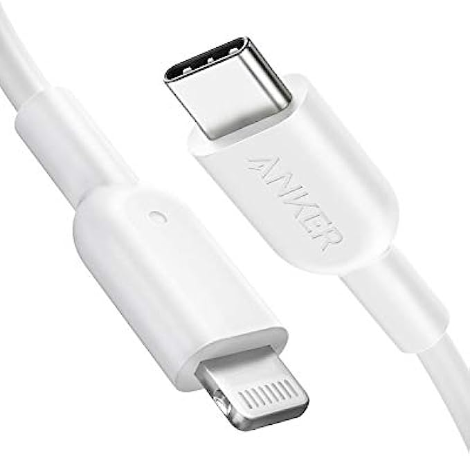 Anker USB C to Lightning Cable 6ft, MFi Certified Powerline II for iPhone 13 13 Pro 12 Pro Max 12 11 X XS XR 8 Plus, AirPods Pro, Supports Power Delivery Charger Not IncludedWhite