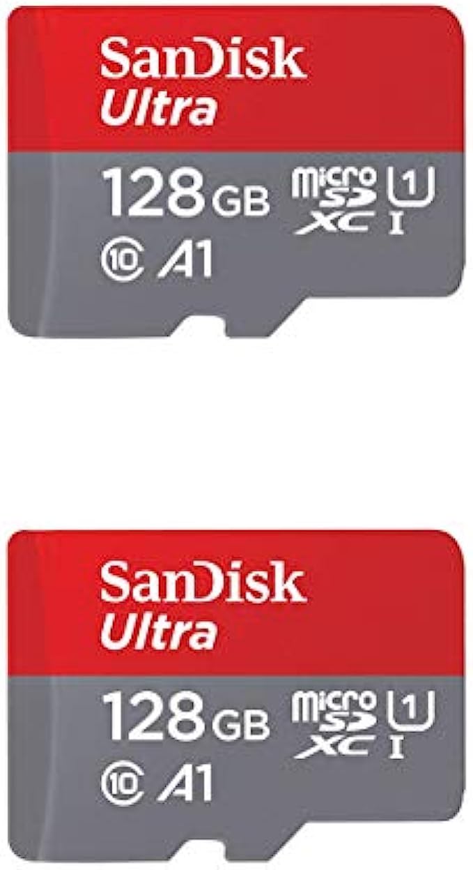 SanDisk 128GB X2 256GB MicroSD HC Ultra Uhs-1 Memory Card