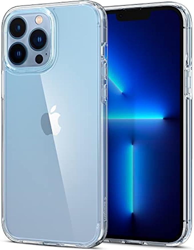 Spigen Ultra Hybrid [Anti-Yellowing Technology] Designed for iPhone 13 Pro Max Case 2021 - Crystal Clear