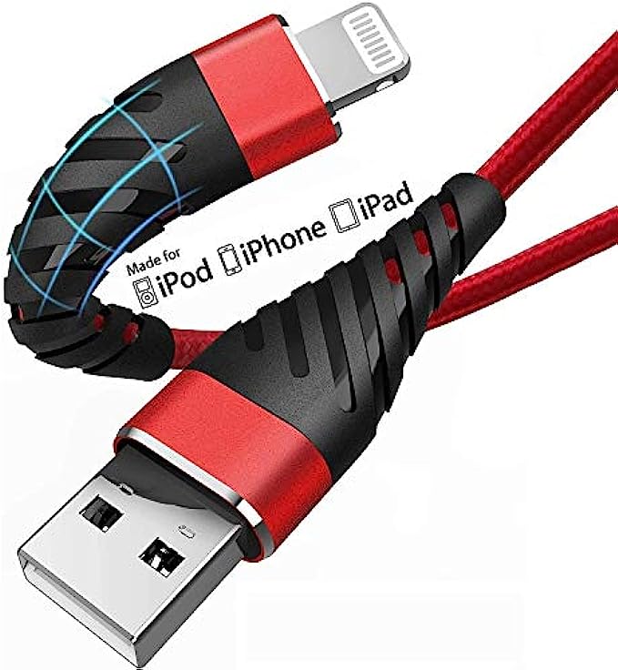 2 Pack Long iPhone Charger 10ft for [MFi Certified],CyvenSmart 10 Foot Lightning Cable Fast Charging Cord 10 Feet for iPhone 12/12 Pro/11/11 Pro/11 Pro Max/XS/XS Max/XR/X/8/8 Plus/7/7 Plus/6 Plus