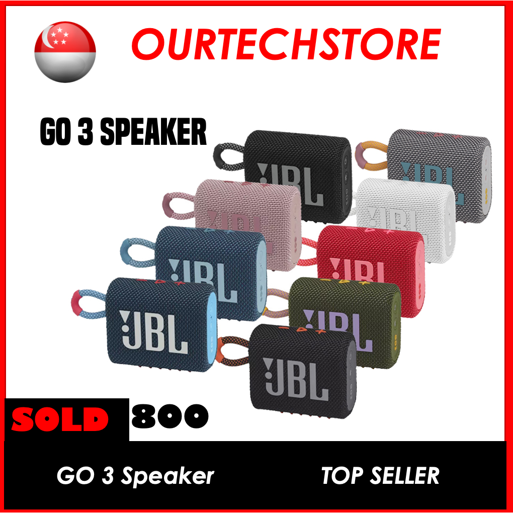 SG ?? Ready StockJBL GO3 Bluetooth Audio Subwoofer Mini Wireless Bluetooth Speaker Waterproof