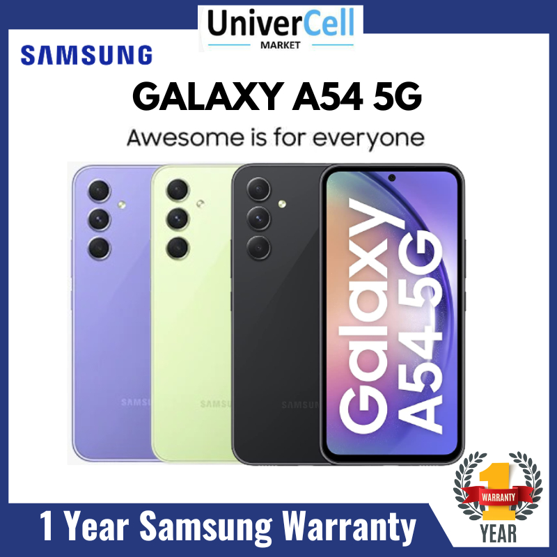 Samsung Galaxy A54 5G NFC | 8GB/256GB 8GB/128GB | Local Set 1 Year Samsung Warranty