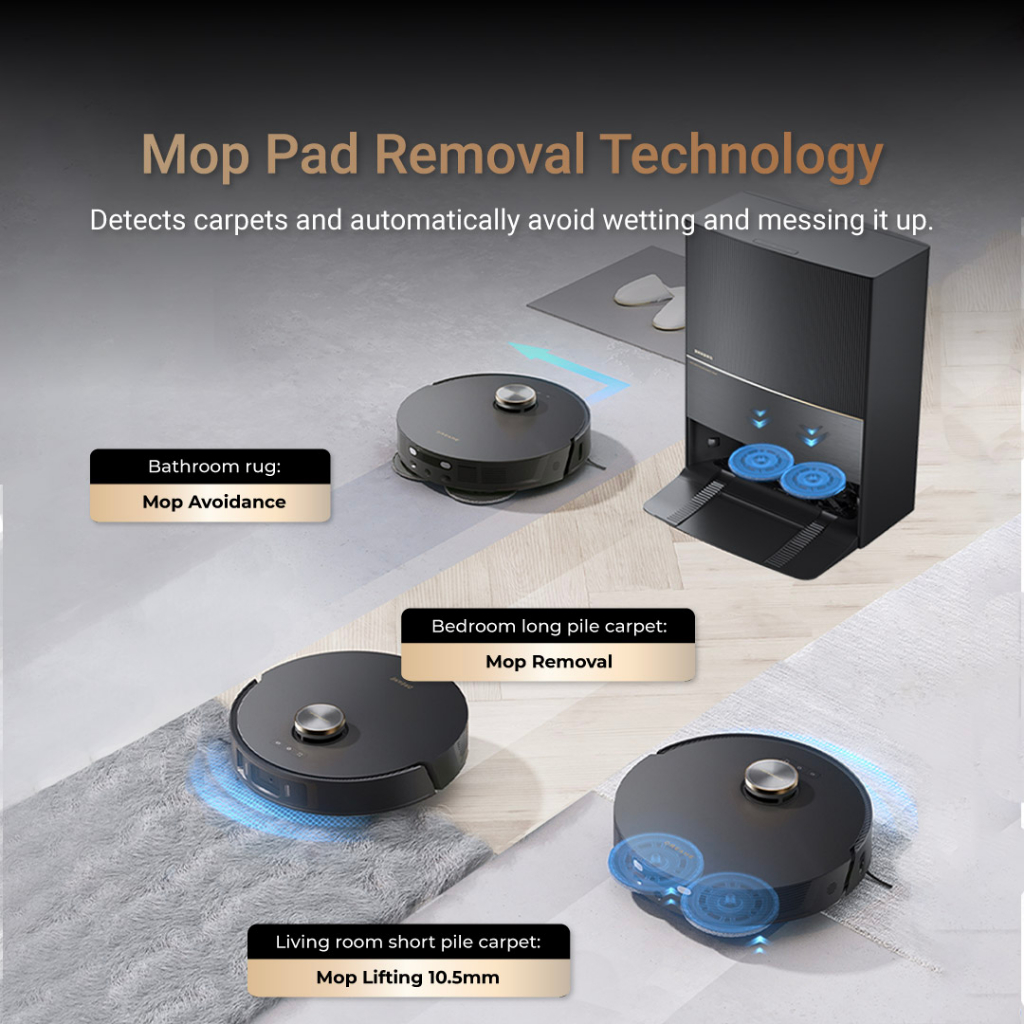 [GRAND LAUNCH] Dreame L20 Ultra Robot Vacuum | 7000Pa Suction Power | Auto MopExtend | Mops Removal [2 Years Warranty]