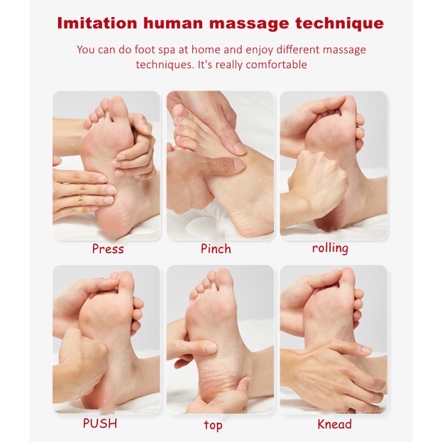 Aurora Official SG Seller Foot Bath Bucket Foot Spa Folding Foot Bath Tub Foot Massage Foot Bath Massager