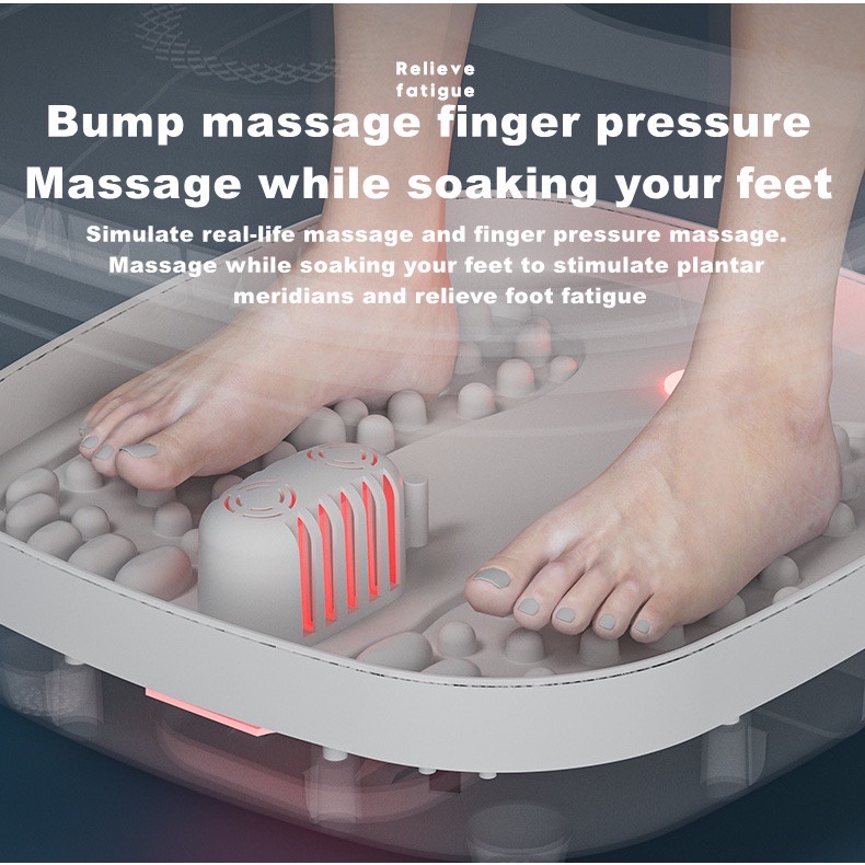 Aurora Official SG Seller Foot Bath Bucket Foot Spa Folding Foot Bath Tub Foot Massage Foot Bath Massager