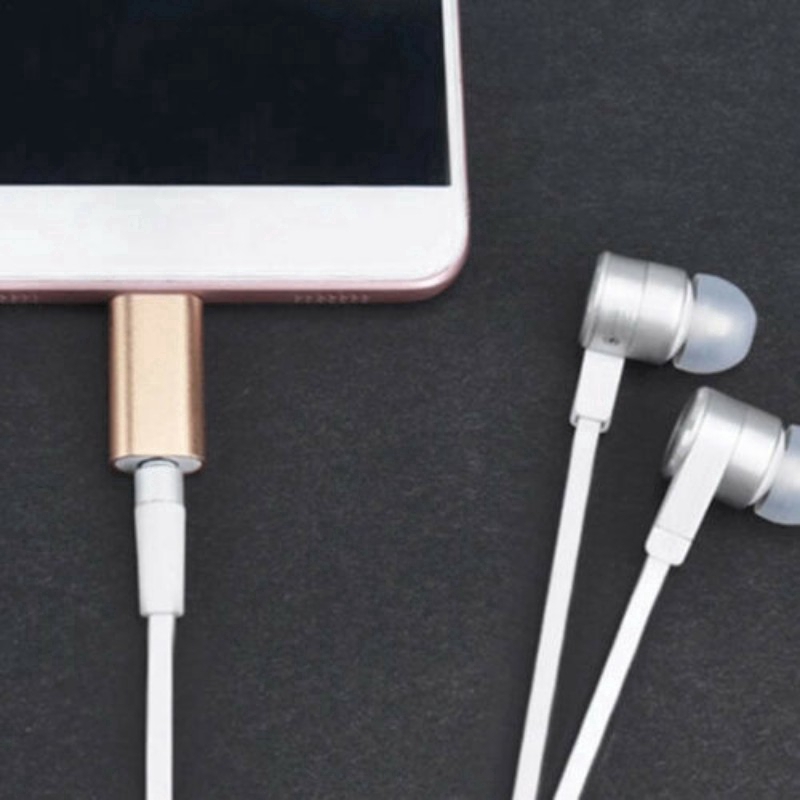 Not compatible with Samsung and ipadMetal Type-C To 3.5mm AUX Jack Earphone USB-C Headphone Audio Adapter Converter