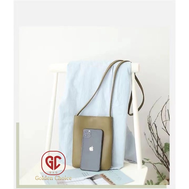 Korean cowhide Mobile Phone Bag Sling Bag Simple Soft Surface Fashion small satchel shoulder bag