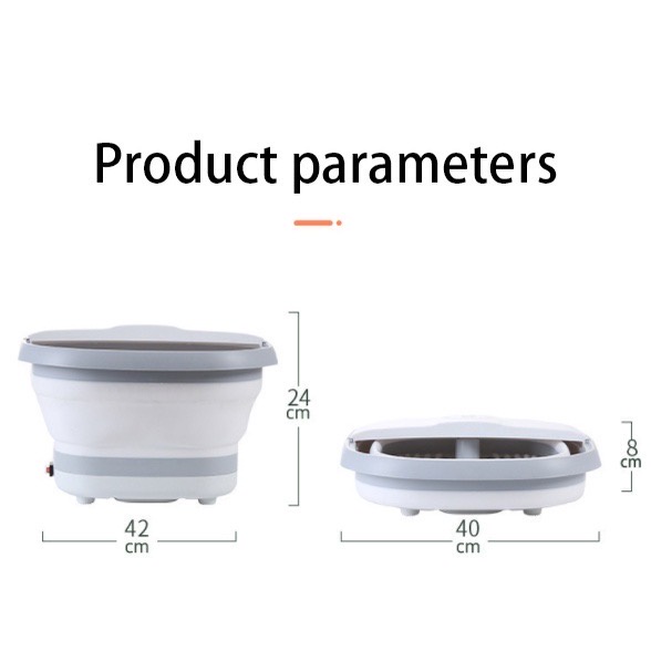 Aurora Official SG Seller Foot Bath Bucket Foot Spa Folding Foot Bath Tub Foot Massage Foot Bath Massager
