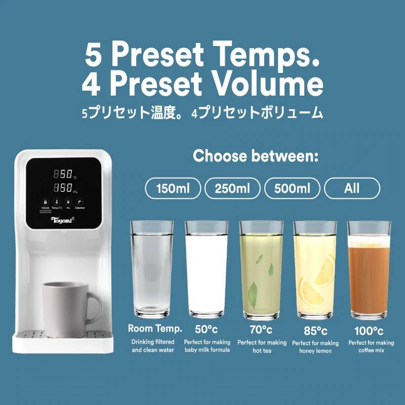 Toyomi 4.5L Instant Boil Filtered Water Dispenser [FB 8845F]
