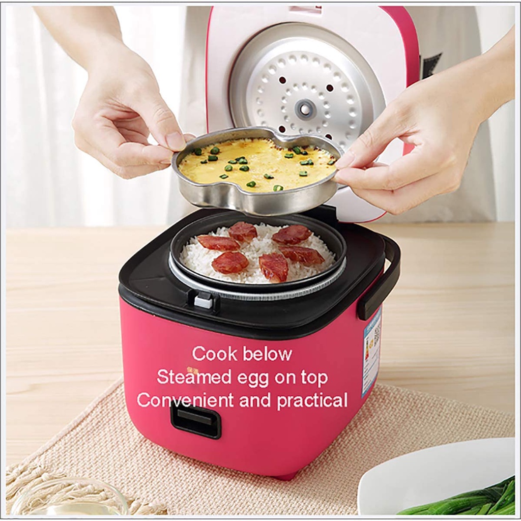 LifeMall - JIASHI 1.2L Mini Electric Non-Stick Rice cooker