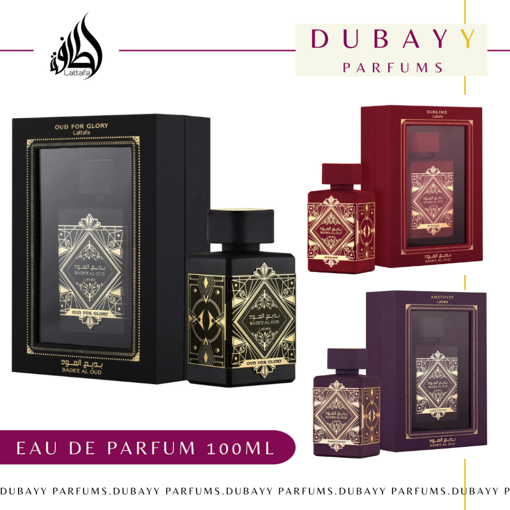?FREE 3ML PERFUMEBadee Al Oud/ Amethyst/ Sublime 100ml EDP  FREE 3ml perfume
