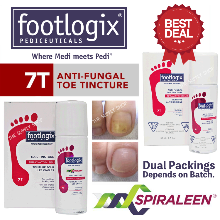 FOOTLOGIX Anti Fungal Nail Tincture 7T | ALLPRESAN Pedicare | Simon &amp; Tom Fungusless | Dr. Gs Clear Nail