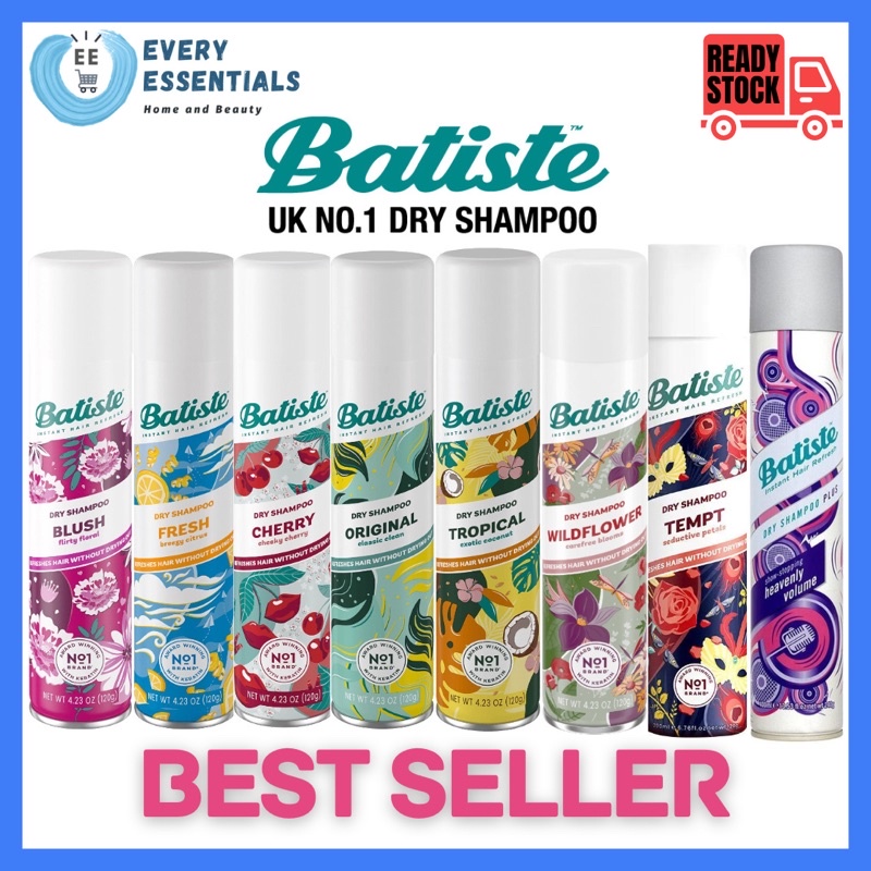 VALUE BUY CHEAPEST! BATISTE DRY SHAMPOO 200ML/50ML