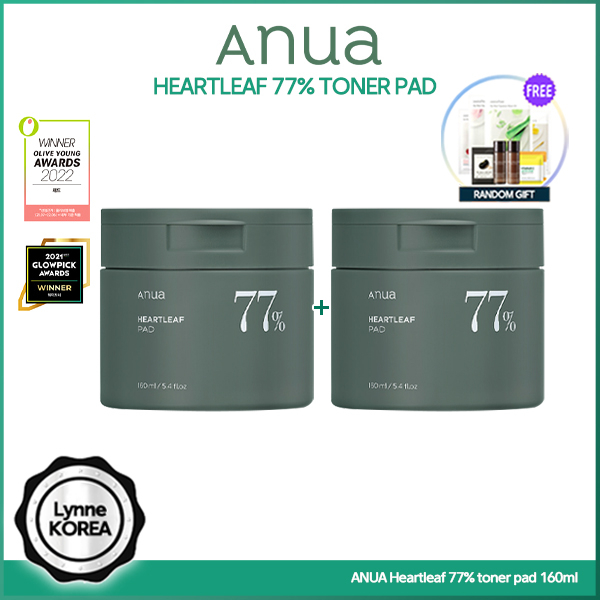 [1+1] ANUA Heartleaf 77 Clear Pad 70pcs / Toner Pad