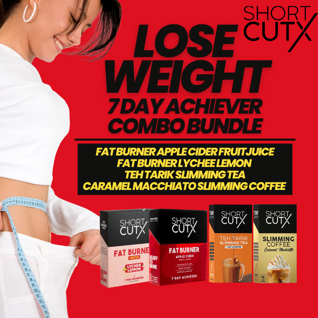 [CHEAPEST!] Shortcutx Apple Cider Vinegar Weight Loss Fat Burner Fruit Juice Slimming Tea Teh Tarik  Ready To Drink