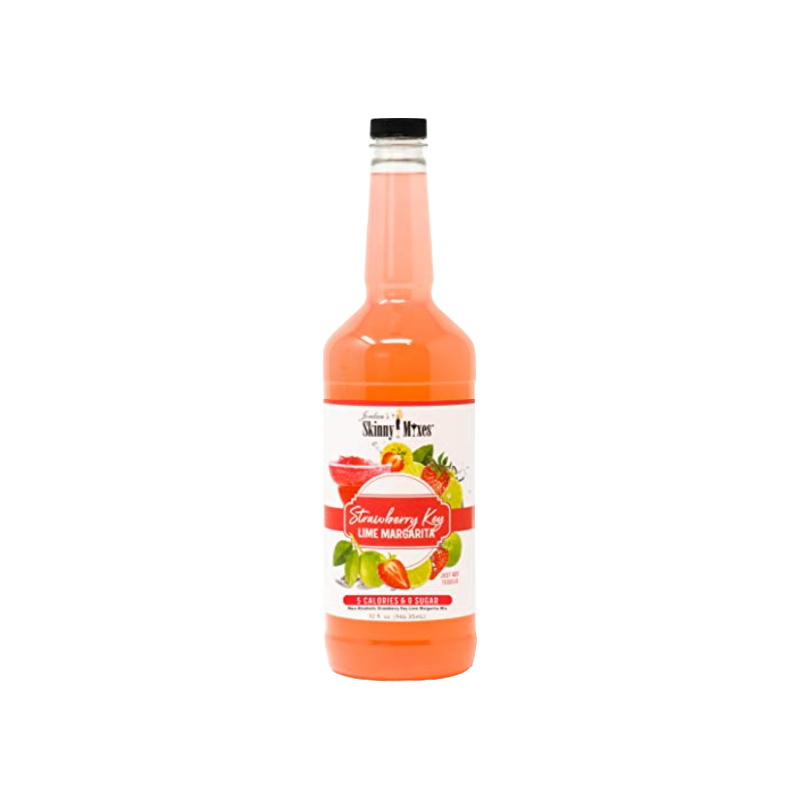 Jordans Skinny Mixes Strawberry Key Lime Margarita, Sugar Free Cocktail Flavoring Mix, 32 Fl Oz