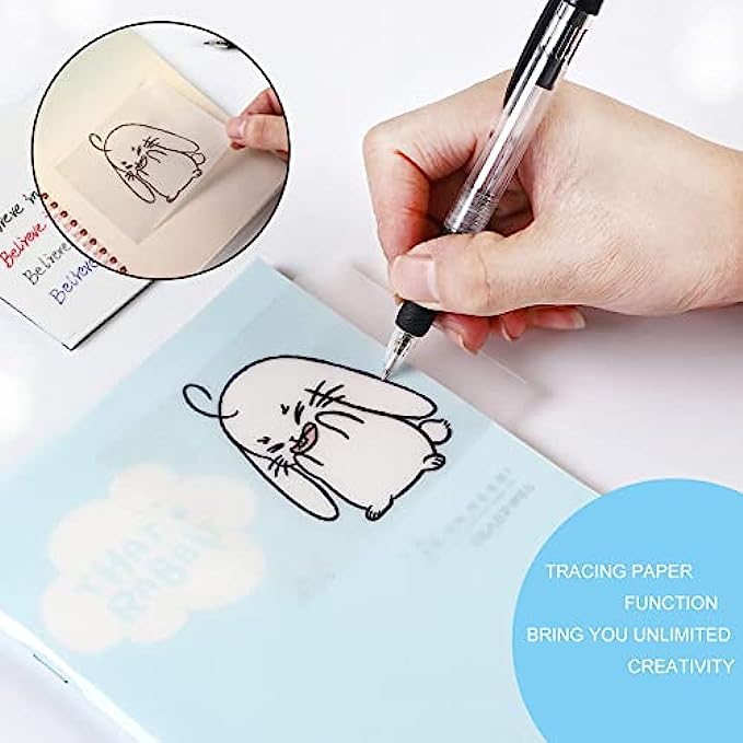 Jiemay 850 Pcs Transparent Sticky Notes Pad, Clear Sticky Notes for Books Message Reminder, Waterproof Self-Adhesive Translucent Sticky Notes, 17 Packs 1.5"x1.5" , 3"x1" , 3"