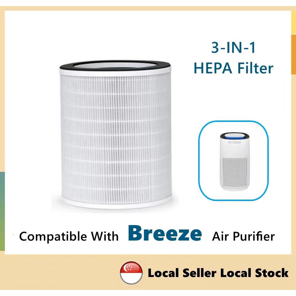 Local StockBreeze Compatible H13 Grade Air Puirfier Filter
