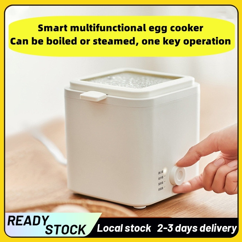 READY STOCKIntelligent egg boiler automatic power off household multifunctional small egg boiler