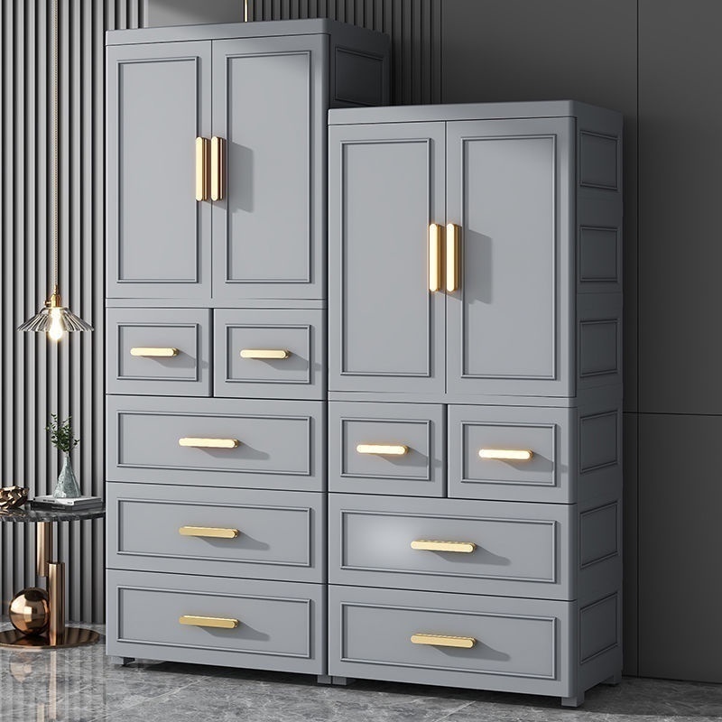 Wardrobe Multifunctional Drawer Childrens Closet Bedroom Multi-layer Storage Cabinet