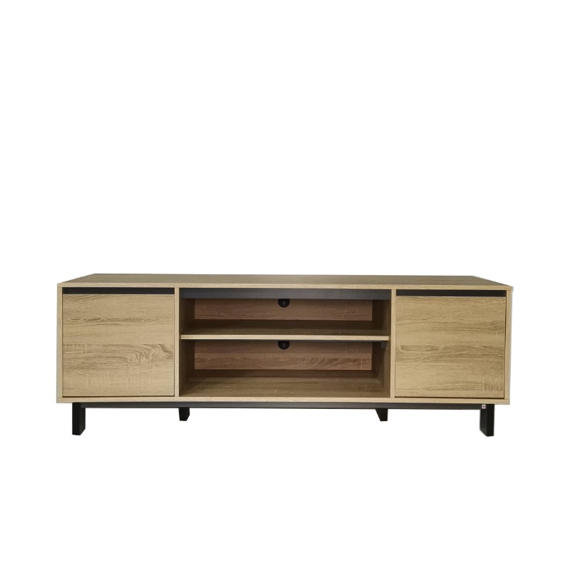 VHIVE Monaco 1.6m TV Cabinet 160cm Oak Console Sideboard