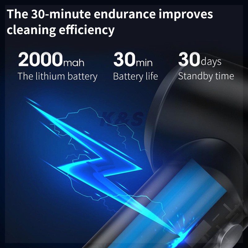 SG Stock Vacuum Cleaner USB Mini Handheld Vacuum Small Vacuum For Home/Car Wet And Dry 车载吸尘器 干湿两用