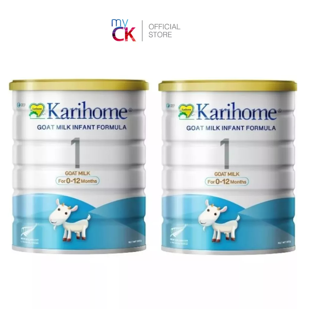 Bundle of 2 Karihome Goat Milk Infant Formula Stage 1 0-12mths 900g New Zealand