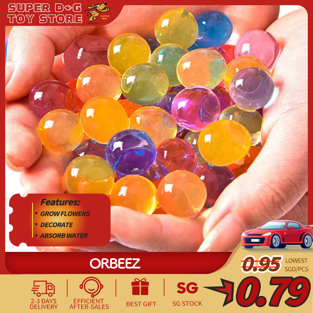 ? Local Ship?Water Beads Soaking Expanding Crystal Beads Childrens Decompression Toys Watercolor Orbeez