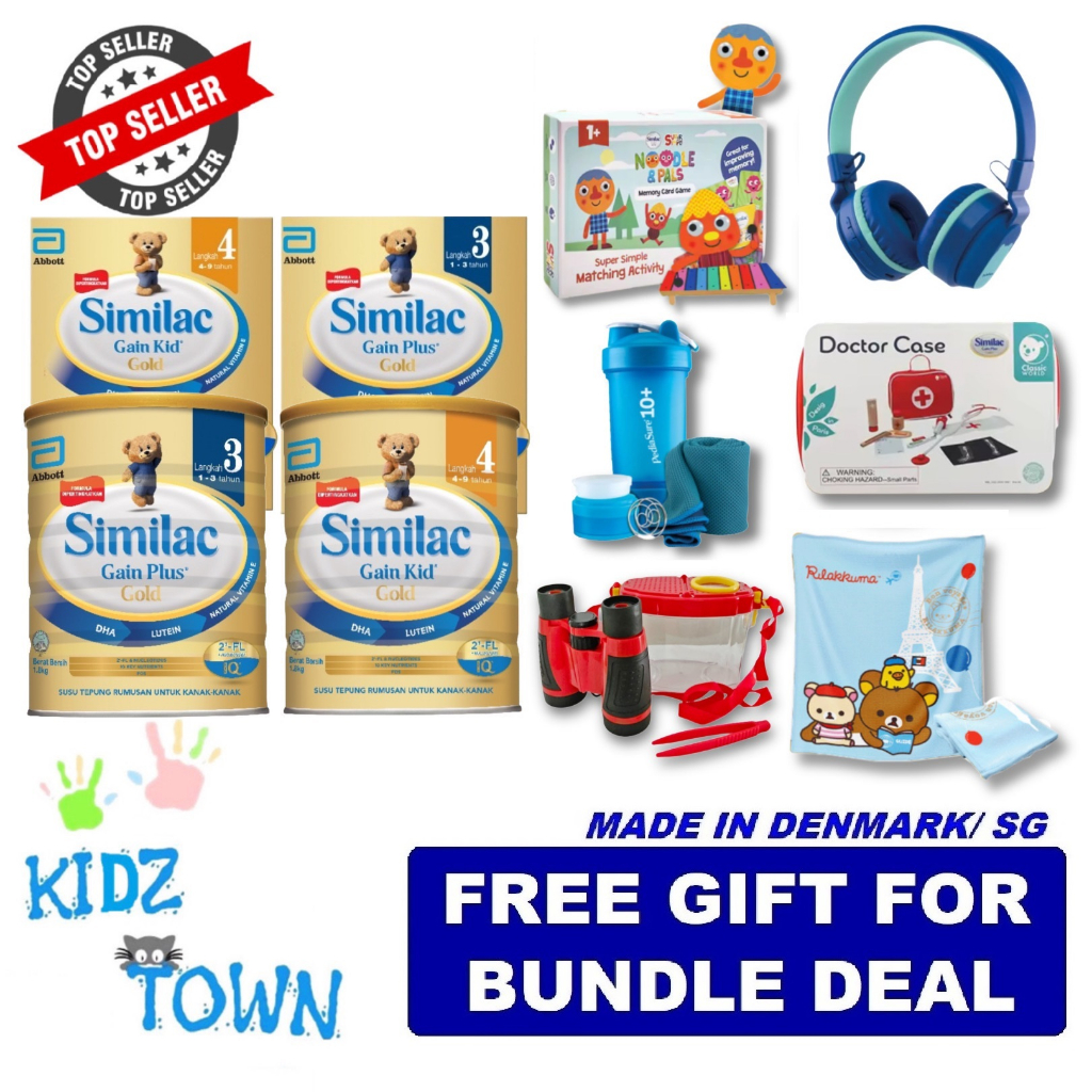 1.8Kg/3kg Similac Gain Plus Stage 3 &amp; Stage 4 Tin/Refill