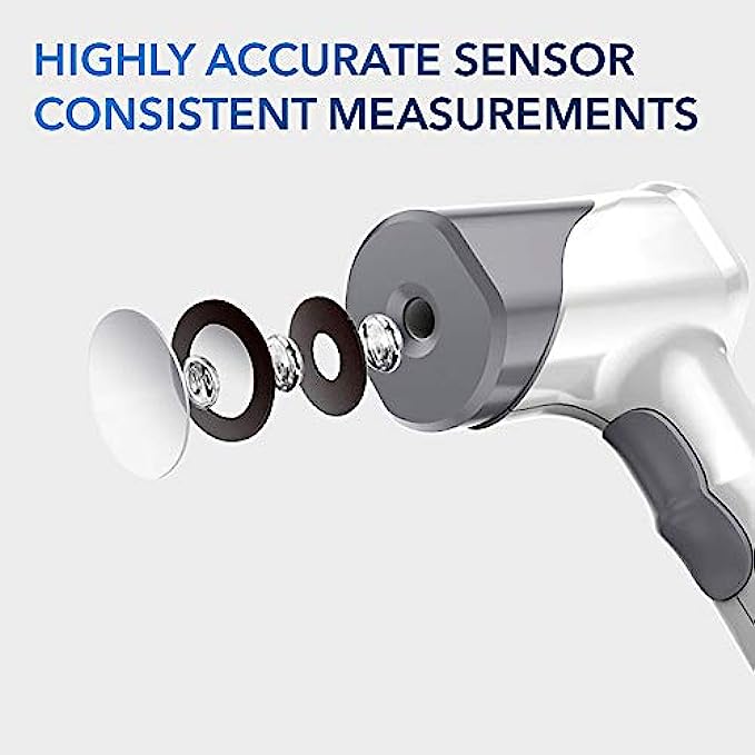 Medical Grade Heavy Duty Touchless Infrared Forehead Thermometer, for Adults &amp; Baby Thermometer Gun, Instant Results