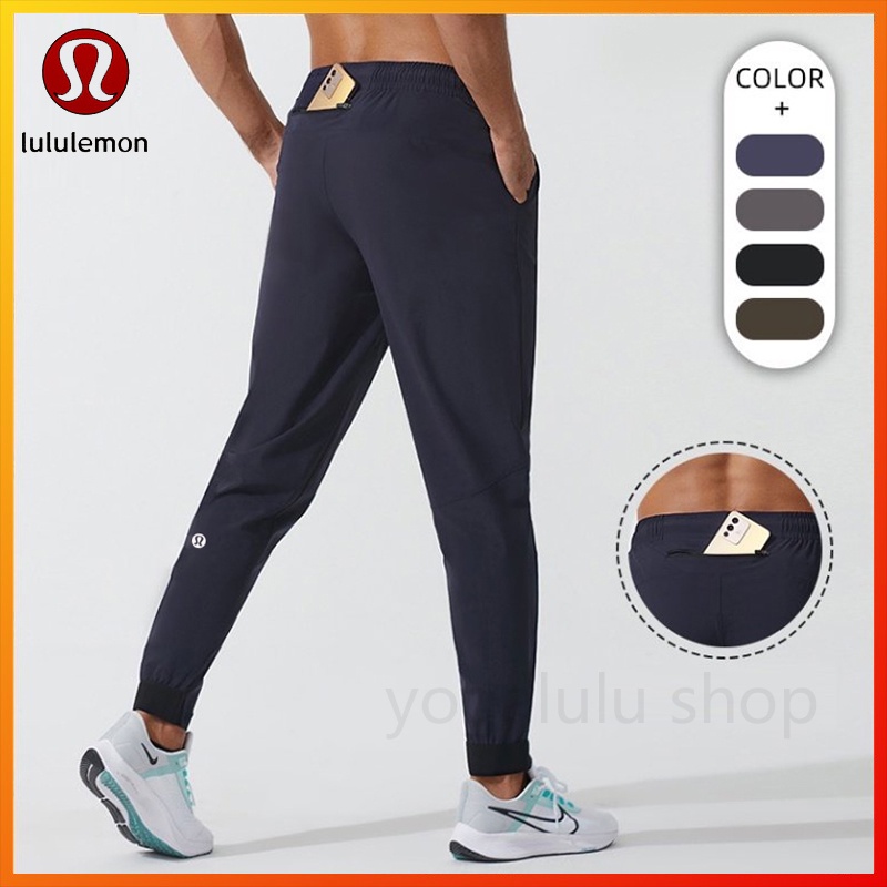 Lululemons Mens Quick-Drying Jogging Pants Nylon Fitness Training Trousers Loose Casual Sports 70001