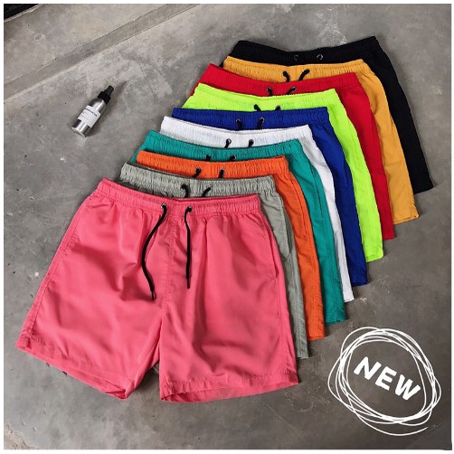 Quick-drying Swimming Shorts Mens Casual Sports Drawstring Shorts Summer Beach water sports surfing wear