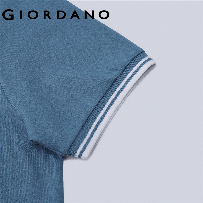 GIORDANO MEN High-tech quick dry short sleeve polo shirt 01013387