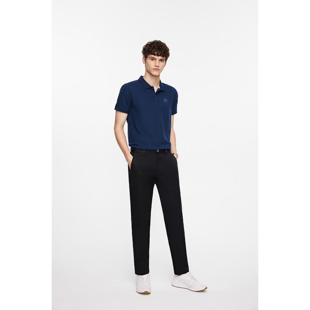 G2000 Men Embroidery Logo With Basic Tc Pique Polo - Blue
