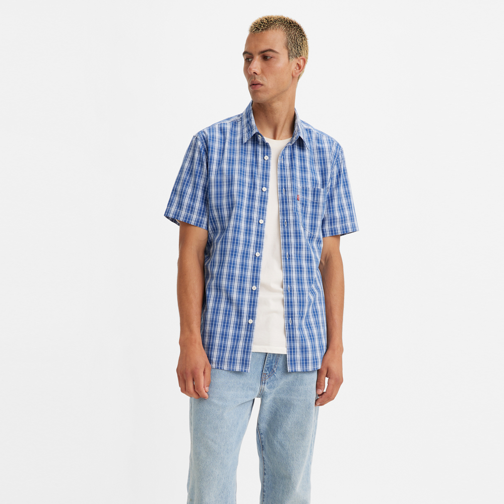 Levis® Mens Short Sleeve Classic One Pocket Standard Fit Shirt 86627-0134