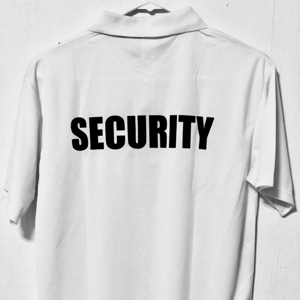 [SG LOCAL] Black Security Polo T Shirt / White Security Shirt / Security Shirt / Security Uniform / Security Polo Tee