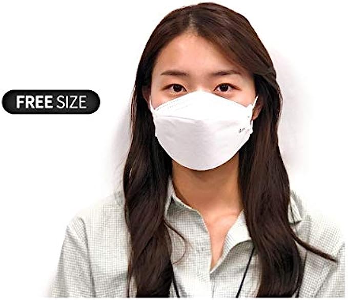 [20Packs] KF-94 - Face Protective Mask for Adult White [Made in Korea] [20 Individually Packaged] KN FLAX Premium KF-94 Certified Face Safety White Dust Mask for Adult [English Packing]