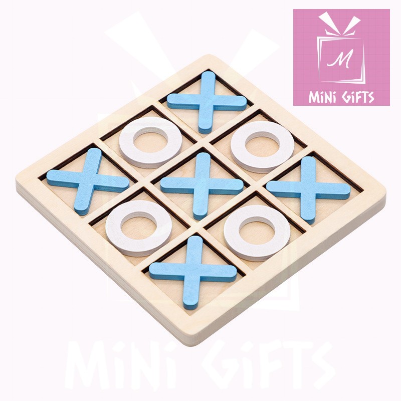 ?Wholesale Price?Tic-Tac-Toe Board Game Wooden X O Blocks Tabletop Board Game