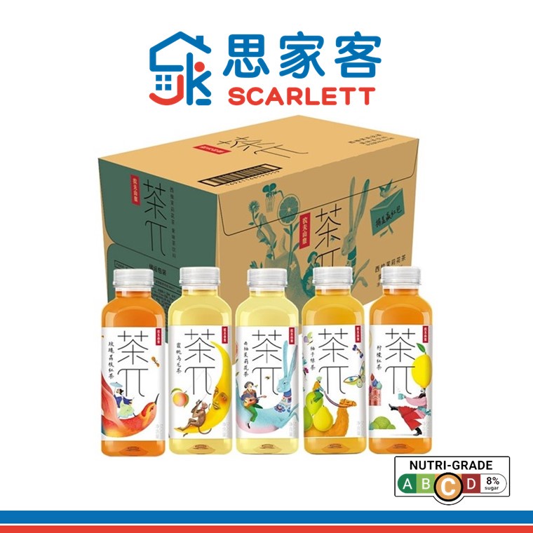 Nongfu Spring Fruit Tea Carton 农夫山泉茶π  箱 500ml x 15